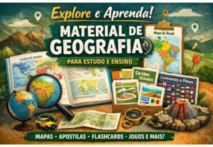 Eu vou criar atividades para suas aulas de Geografia