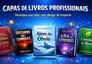 Eu vou Criar uma Capa de Livro Profissional Para Você