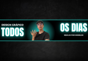 Eu vou fazer modelos de designs gráfico, como logos....