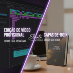 Eu vou fazer edição de vídeo profissional e design de capas