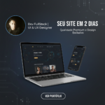 Eu vou criar o seu site ou sua landing page em 2 dias