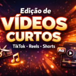 Eu vou editar seu vídeo curto para TikTok, Reels ou Shorts