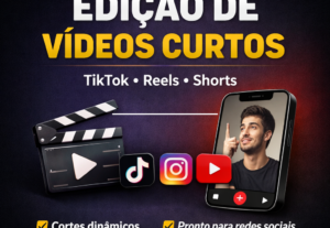 Eu vou editar qualquer vídeo para você
