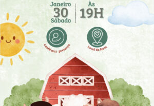 Eu vou fazer o convite do aniversário do seu filho
