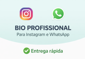 Eu vou Criar Bio profissional e atrativa para seu Instagram