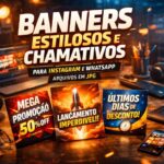 Eu vou criar 3 banners para você
