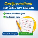 Eu vou Corrigir e melhorar seu texto com clareza