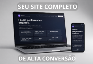 Eu vou Criar Sua Landing Page ou Portfolio de Alta Conversão