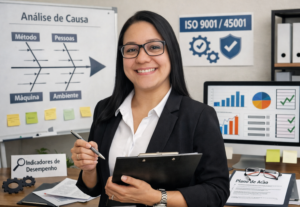 Eu vou fazer Diagnóstico, padronização e melhoria de process...