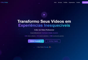 Eu vou criar um Site Profissional simples e Responsivo