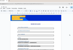 Eu vou fazer Elaboração de Projeto de Extensão Acadêmico