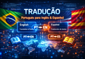 Eu vou fazer Tradução dos seus textos para o Inglês ou Espan...