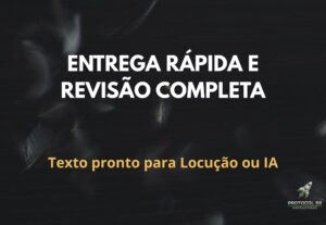 Eu vou fazer seu Roteiro de Mistério e Sci-Fi Profissional.