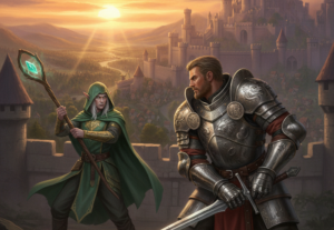 Eu vou criar lores, histórias e raças para seu jogo.