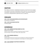 Eu vou criar currículos profissionais e modernos.