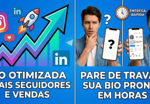 Eu vou reescrever sua BIO do Instagram ou LinkedIn
