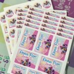 Eu vou Fazer etiquetas escolares para o seus filhos