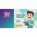Eu vou fazer um logotipo com design da sua marca