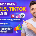 Eu vou legendar seus videos tiktok, instagram, youtube