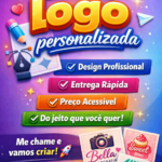 Eu vou Criar sua logo profissional