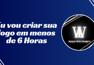 Eu vou fazer sua logo profissional em até 6 horas