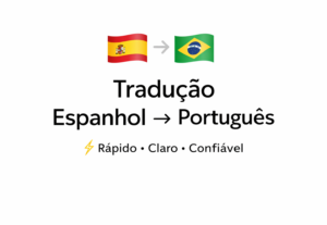 Eu vou fazer Tradução rápida de espanhol para português