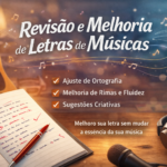 Eu vou revisar e melhorar a letra da sua música