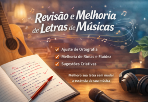 Eu vou revisar e melhorar a letra da sua música