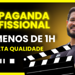 Eu vou gravar um vídeo comercial incrível em menos de 1h
