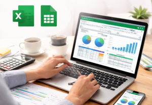 Eu vou Fazer a sua planilha no Google sheets ou Excel