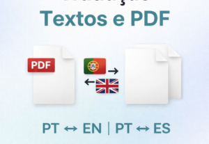 Eu vou fazer Tradução profissional de texto e PDF-PT_EN/PT_E...