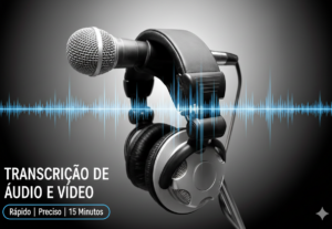 Eu vou transcrever até 15 minutos de áudio ou vídeo para tex...