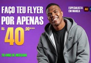 Eu vou fazer teu Flyer ou Folheto