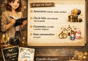Eu vou Fazer o convite do seu evento personalizado