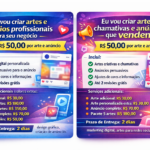 Eu vou criar anúncios e artes para divulgar seu negócio