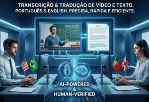 Eu vou traduzir o seu texto ou vídeo
