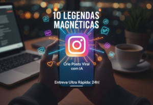 Eu vou fazer 10 Legendas profissionais para seu insta