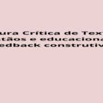 Eu vou Revisar textos educacionais e cristãos