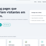Eu vou criar sua Landing Page 1 página + botão WhatsApp