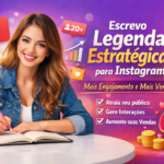 Eu vou Escrever legendas estratégicas para