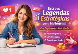 Eu vou Escrever legendas estratégicas para