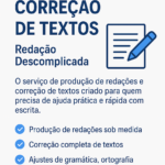 Eu vou fazer Redação e correção de texto descomplicado