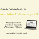 Eu vou Criar artigo para seu Blog/site
