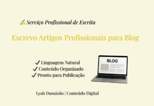 Eu vou Criar artigo para seu Blog/site