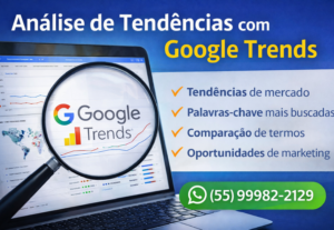 Eu vou criar sua pesquisa no Google Trends