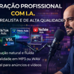 Eu vou criar narração profissional com voz realista por IA