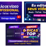 Eu vou editar seus vídeos profissionalmente