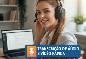 Eu vou transcrever seu áudio ou vídeo. Limite 20 minutos