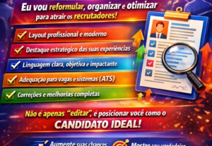 Eu vou otimizar seu currículo estrategicamente