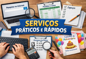 Eu vou Criar Serviços rápidos para facilitar seu trabalho.